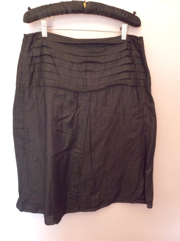 Day By Birger Et Mikkelsen Black Corsage Trim Skirt Size 38 UK 10 - Whispers Dress Agency - Womens Skirts - 3
