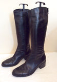 Jones The Bootmaker Black Roberta Leather Boots Size 7/40 - Whispers Dress Agency - Sold - 3