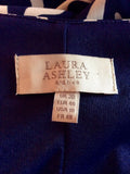 LAURA ASHLEY BLUE & WHITE PRINT DRESS SIZE 20 - Whispers Dress Agency - Sold - 4