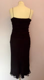 Monsoon Black Silk Tiered Top Strappy Dress Size 10 - Whispers Dress Agency - Womens Dresses - 3