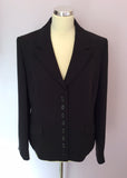 Marks & Spencer Black Trouser Suit Size 14/16 - Whispers Dress Agency - Sold - 2