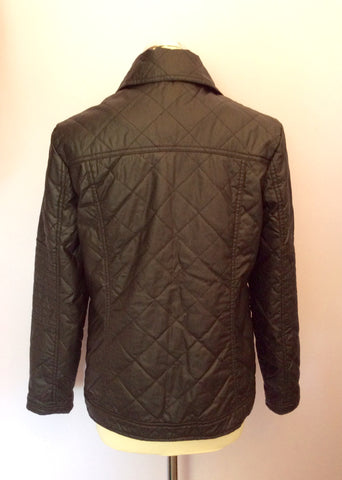 Marks & Spencer Black Quilted Lightly Padded Jacket Size 10 - Whispers Dress Agency - Womens Coats & Jackets - 4