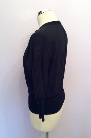BANANA REPUBLIC LUXURIOUS BLACK SILK & CASHMERE LINED BOMBER JACKET SIZE XS - Whispers Dress Agency - Womens Coats & Jackets - 2
