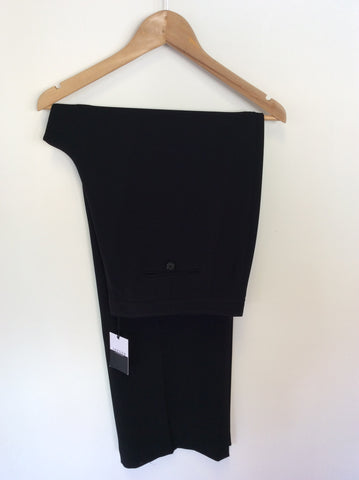 BRAND NEW JAEGER BLACK FORMAL TROUSERS SIZE 18 - Whispers Dress Agency - Sold - 1