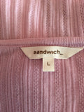 SANDWICH PINK CAMISOLE TOP & CARDIGAN SIZE L - Whispers Dress Agency - Womens Tops - 3