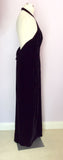 Pierce Fionda Black Velvet Long Evening Dress Size 12 - Whispers Dress Agency - Womens Dresses - 3