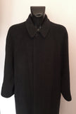 Hugo Boss Charcoal 100% Wool 'Bertone' Long Coat Size 50 UK XL - Whispers Dress Agency - Sold - 2