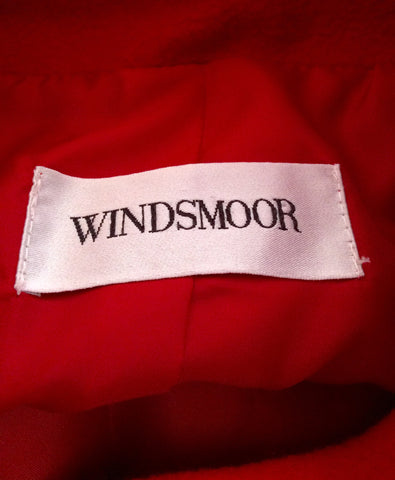 Windsmoor Red Wool & Angora Blend Coat Size 16 - Whispers Dress Agency - Sold - 4