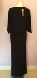 Brand New Star By Julien Macdonald Black Maxi Dress Size 12 - Whispers Dress Agency - Womens Dresses - 4