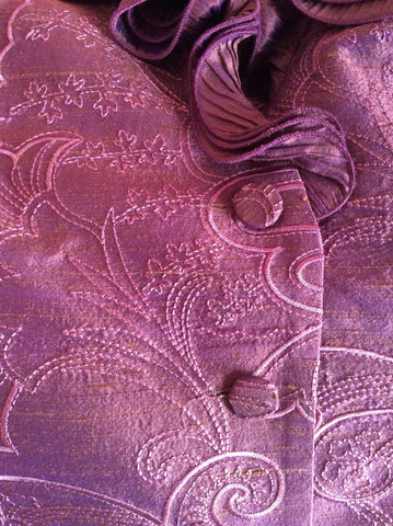 Paule Vasseur Wine Silk Jacket, Top & Long Skirt Size 16 - Whispers Dress Agency - Womens Special Occasion - 9