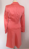 Laurel Pink Beaded Trim Linen Blend Dress & Jacket Suit Size 8 - Whispers Dress Agency - Womens Special Occasion - 2