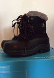 Karrimor Junior Black / Red Suede Snow / Walking Boots Size 12 - Whispers Dress Agency - Boys Footwear - 3