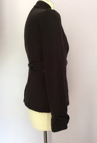 DKNY Jeans Black Double Breasted Jacket Size S - Whispers Dress Agency - Womens Coats & Jackets - 2