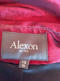 Alexon Deep Red Occasion Dress & Bolero Jacket Size 10/12 - Whispers Dress Agency - Sold - 5