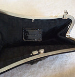 Christian Dior Black Satin Small Evening Bag - Whispers Dress Agency - Sold - 3