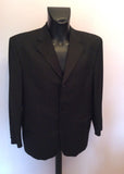 Daniel Hechter Black Pure Wool Tuxedo Suit Size 42S /36W /30L - Whispers Dress Agency - Sold - 2