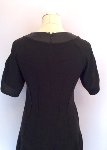 VIVI BLACK SHORT SLEEVE DRESS SIZE 42 UK 12 - Whispers Dress Agency - Womens Dresses - 5