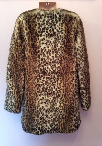 Zara Kids Leopard Print Faux Fur Coat Age 10/11 Years - Whispers Dress Agency - Sold - 2
