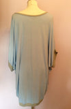 Monton Paris Pale Blue Silk Blend Over Size Top One Size - Whispers Dress Agency - Sold - 3