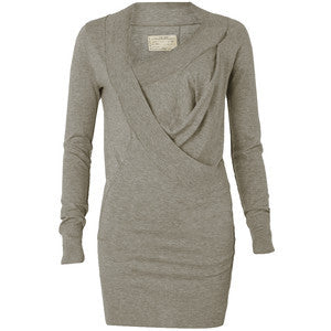 All Saints Grey Fine Knit Tane Dress Size 10 - Whispers Dress Agency - Sold - 1