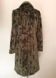 Furnatics Collection Dark Grey Faux Fur Coat Size 10 - Whispers Dress Agency - Sold - 3