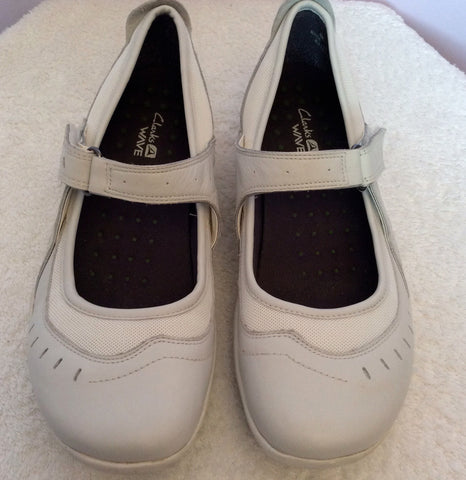 Clarks Wave Cruise White Comfort Shoes Size 6/39 - Whispers Dress Agency - Sold - 3