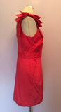French Connection Coral One Shoulder Dress Size 12 - Whispers Dress Agency - Womens Dresses - 3