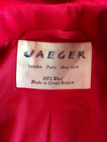 Vintage Jaeger Red Wool Double Breasted Jacket Size 10 - Whispers Dress Agency - Womens Vintage - 3
