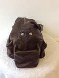 VIVIENNE WESTWOOD BROWN LEATHER SHOULDER BAG - Whispers Dress Agency - Shoulder Bags - 4