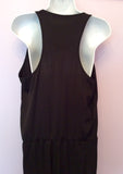 Zara Black V Neck Jumpsuit Size M - Whispers Dress Agency - Sold - 2