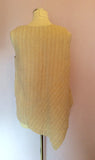 Oska Beige Striped Linen Asymmetric Top & Crop Trouser Set Size III UK 14 - Whispers Dress Agency - Sold - 3