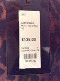 BRAND NEW BIBA BROWN LEOPARD PRINT COWL DRESS SIZE 16 - Whispers Dress Agency - Womens Dresses - 5
