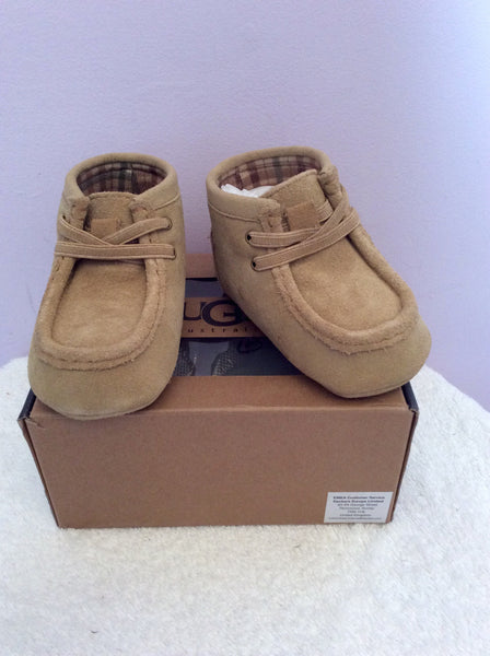 Brand New Ugg Olly Sand Infant Booties Size 6-12 Months - Whispers Dress Agency - Sold - 1