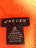 Vintage Jaeger Orange Lambswool Scarf - Whispers Dress Agency - Sold - 2