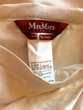 Max Mara Cream Pleat Front Straight Skirt Size 12 - Whispers Dress Agency - Sold - 3