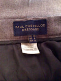 PAUL COSTELLOE GREY WOOL FORMAL TROUSERS SIZE 8/10 - Whispers Dress Agency - Womens Trousers - 3