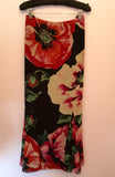 Frank Usher Black Floral Print Top & Long Skirt Size 18 - Whispers Dress Agency - Sold - 4