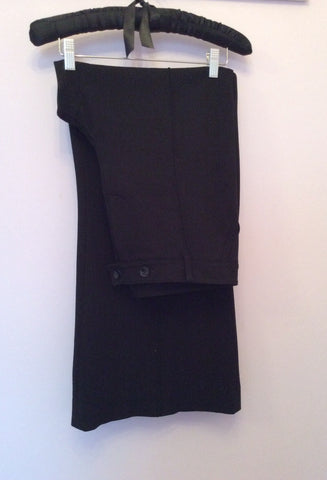 Hobbs Black Formal Wide Leg Trousers Size 14 - Whispers Dress Agency - Womens Trousers - 1