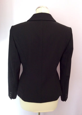 Hobbs Black Wool Jacket & Trouser Suit Size 10/12 - Whispers Dress Agency - Sold - 4