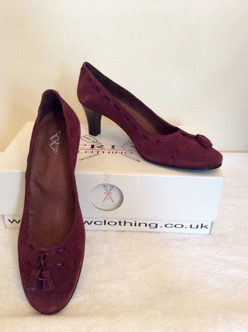 Brand New Crew Clothing Mulberry Suede Heels Size 7/40 - Whispers Dress Agency - Womens Heels - 1