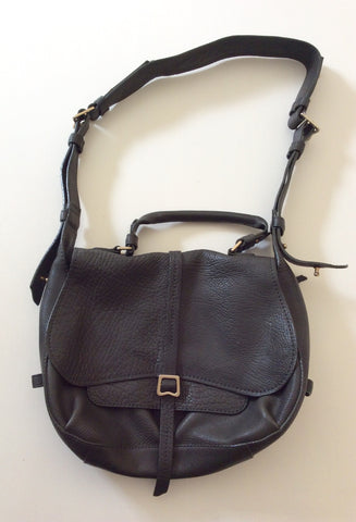 Radley Dark Grey Leather Grosvenor Shoulder Bag - Whispers Dress Agency - Sold - 1