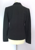 Joseph Black Linen & Cotton Evening Jacket Size L - Whispers Dress Agency - Womens Coats & Jackets - 2