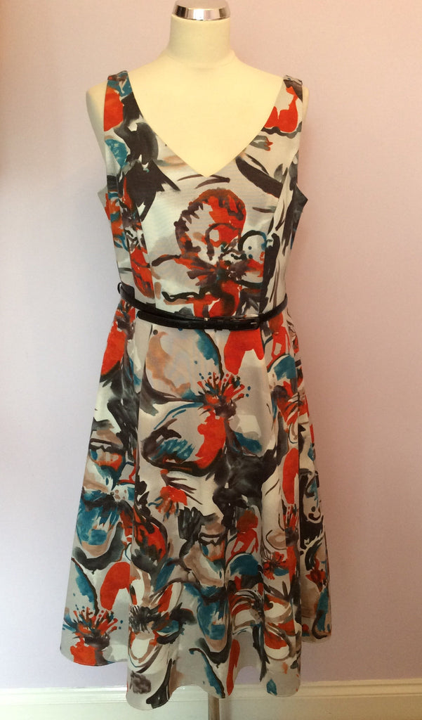 Betty Jackson Black Multi Coloured Print Dress Size 14 Whispers Dress Agency Betty Jackson Black Multi Coloured Print Dress Size 14 Whispers Dress Agency