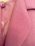 Jacques Vert Pink Floral Blouse, Jacket & Skirt Suit Size 16/18 - Whispers Dress Agency - Womens Suits & Tailoring - 3