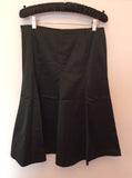 Coast Matt Satin Black Flippy Skirt Size 12 - Whispers Dress Agency - Womens Skirts - 2