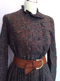Vintage Vogue American Designer Original Print Dress Size 10 - Whispers Dress Agency - Womens Vintage - 2