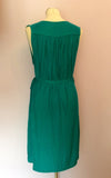 French Connection Green Tie Side Dress Size 14 - Whispers Dress Agency - Sold - 3