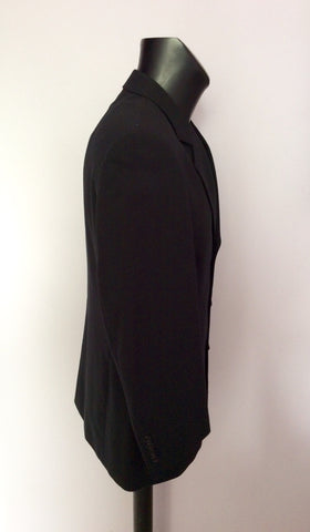 Yves Saint Laurent Black 3 Piece Wool Suit Size 40S/32W - Whispers Dress Agency - Sold - 4