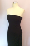 Laundry By Shelli Segal Black Strapless Evening Dress Size 4 UK 8 - Whispers Dress Agency - Womens Dresses - 2