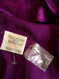 Brand New Laura Ashley Magenta Spotted Tie Neck Blouse Size 16 - Whispers Dress Agency - Sold - 3